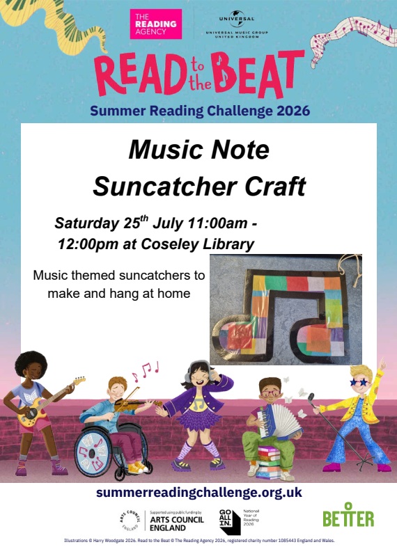 Coseley Library - Summer Reading Challenge: Suncatcher